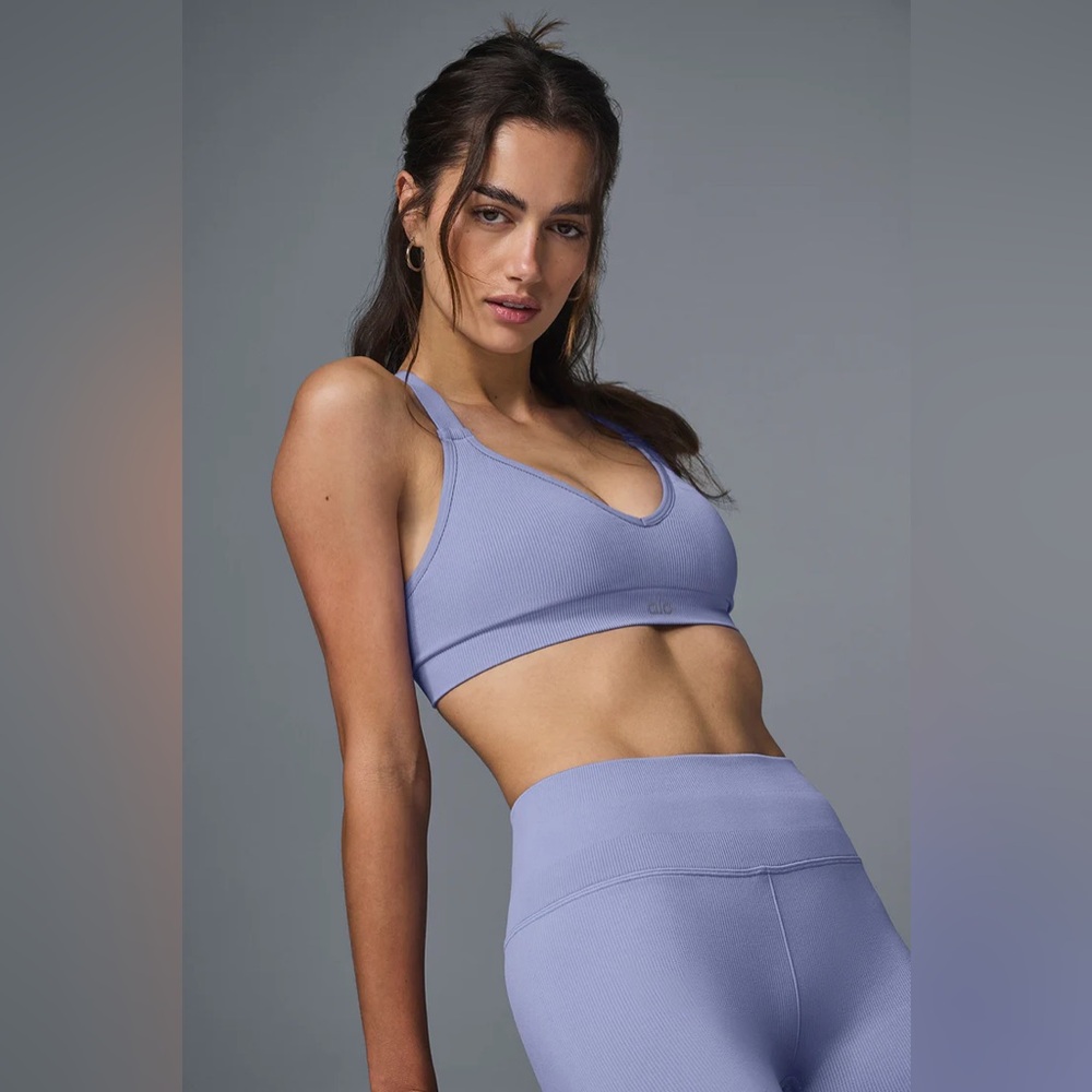 ALO Yoga Women's Seamless Ribbed Bra
